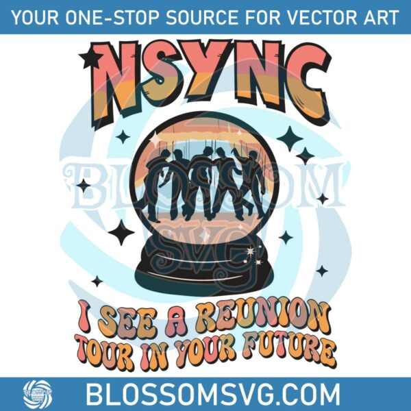 NSYNC I See A Reunion Tour In Your Future SVG Design File