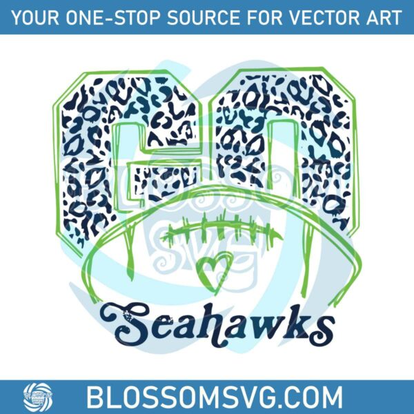 Go Seattle Football NFL Team SVG Cutting Digital File