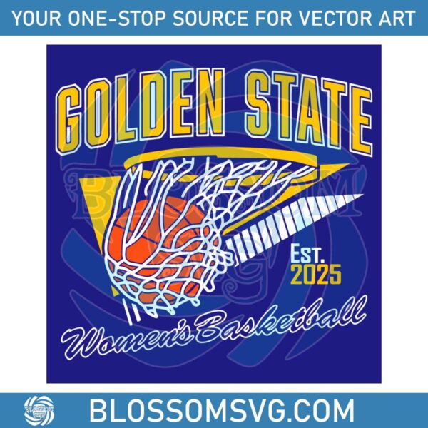 Golden State Womens Basketball SVG Cutting Digital File