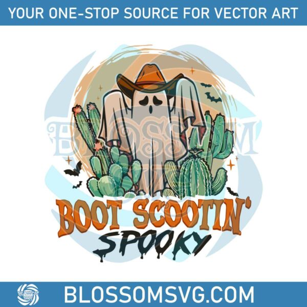 Boot Scootin Spooky Western Halloween SVG File For Cricut