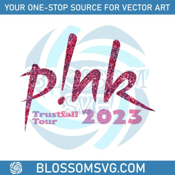 Pink 2023 Trustfall Tour Album Music PNG Sublimation