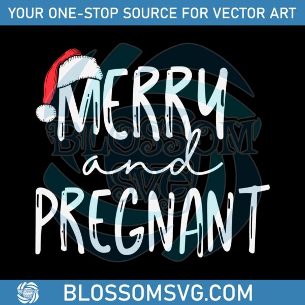 merry-and-pregnant-funny-pregnancy-christmas-svg-file