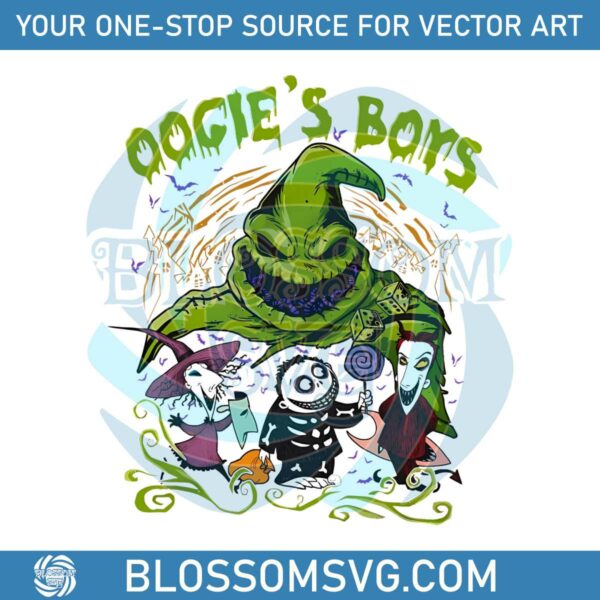 Nightmare Before Xmas Oogies Boys PNG Sublimation File