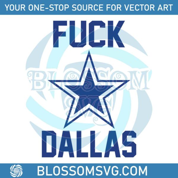 Funny George Kittle 49ers Fuck Dallas SVG Cutting Digital File