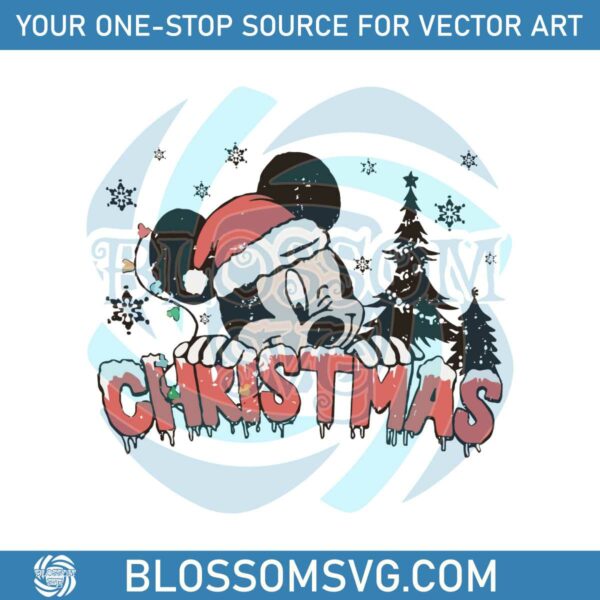 Mickey Mouse Santa Disney Christmas SVG File For Cricut