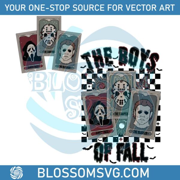 the-boys-of-fall-horror-characters-tarot-card-svg-cricut-file