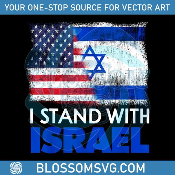 Stand With Israel Peace For Israel PNG Sublimation Download