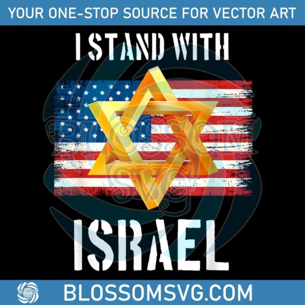 vintage-usa-flag-stand-with-israel-png-sublimation-download