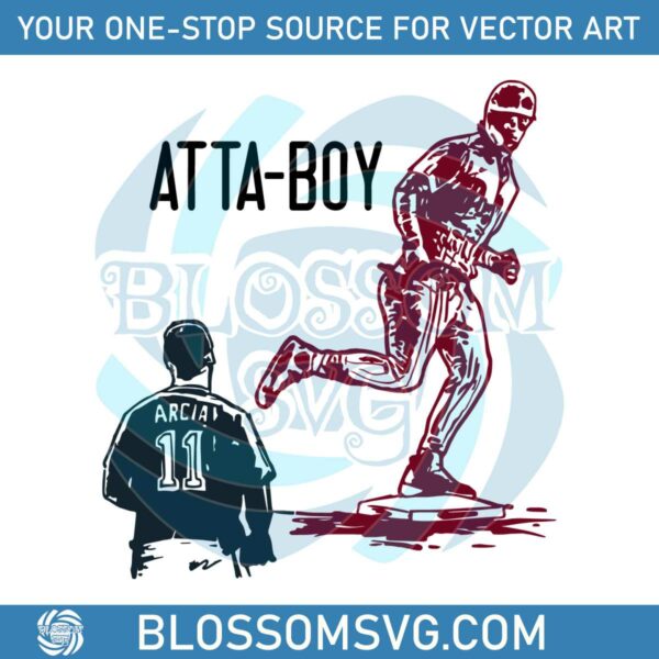 Atta Boy Harper Philly Baseball MLB SVG Graphic Design File
