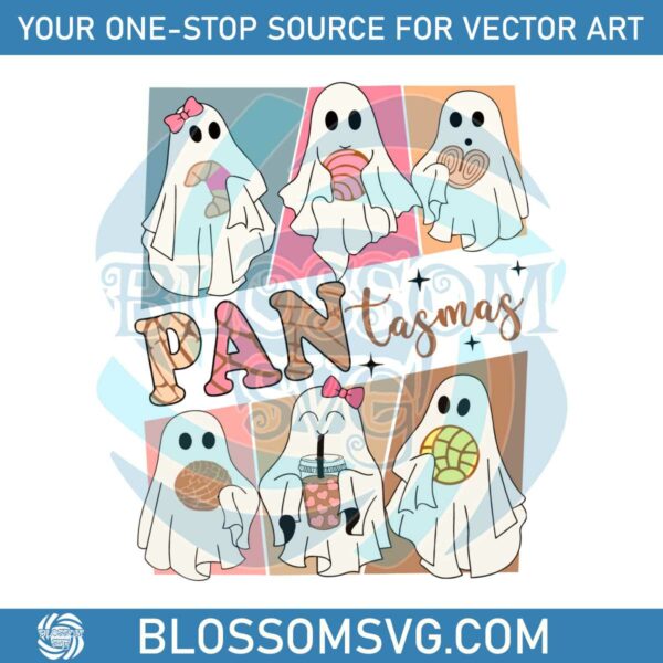 Pantasmas Ghost Cute Ghost Conchas SVG Digital Cricut File