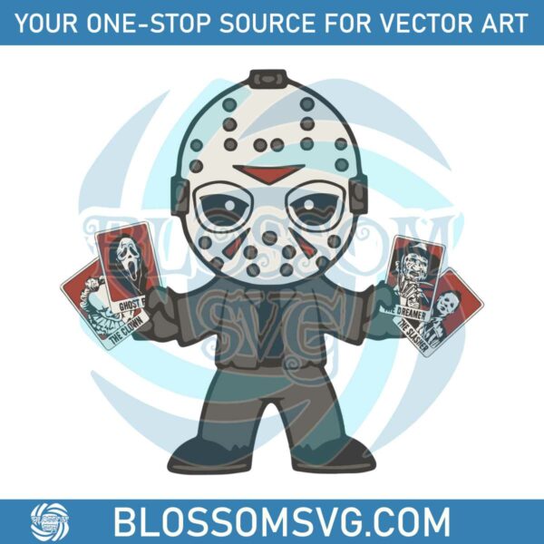 halloween-horror-characters-tarot-card-svg-graphic-file