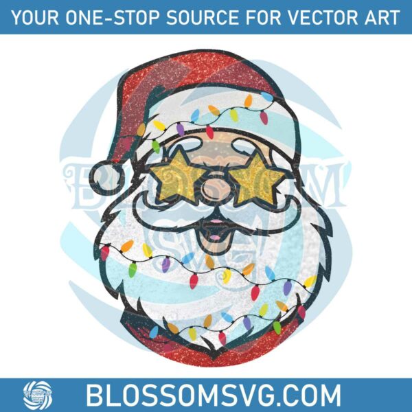 funny-santa-face-christmas-glitter-png-sublimation-download
