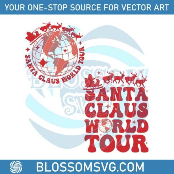 retro-vintage-christmas-santa-claus-world-tour-svg-download