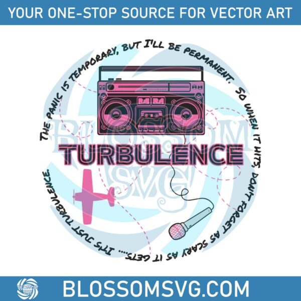 retro-pink-turbulence-the-panic-is-temporary-svg-download