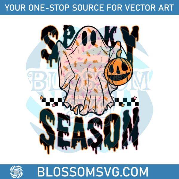 Spooky Season Cute and Scary Ghost SVG Graphic Design File