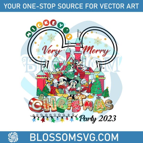 retro-mickey-and-friends-very-merry-christmas-party-png