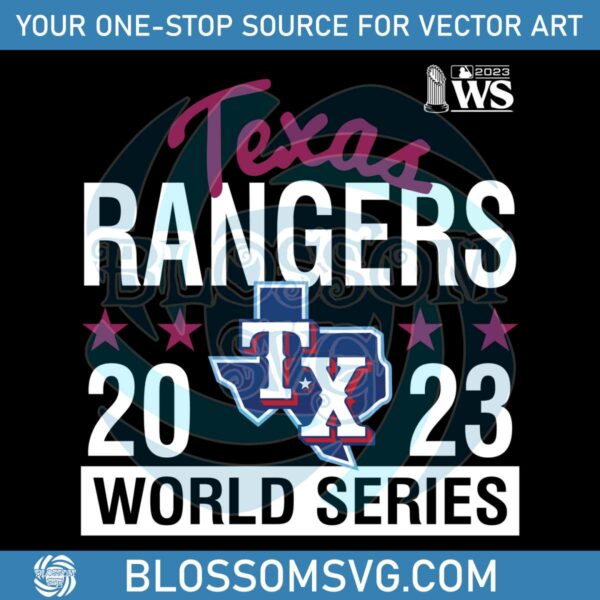 Baseball Texas Rangers 2023 World Series SVG Download