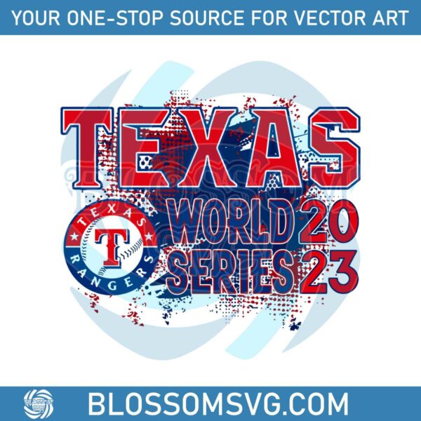 Texas World Series 2023 Champs MLB Team SVG Download