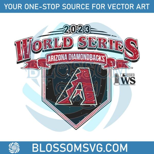 Retro 2023 World Series Arizona Diamondbacks SVG File