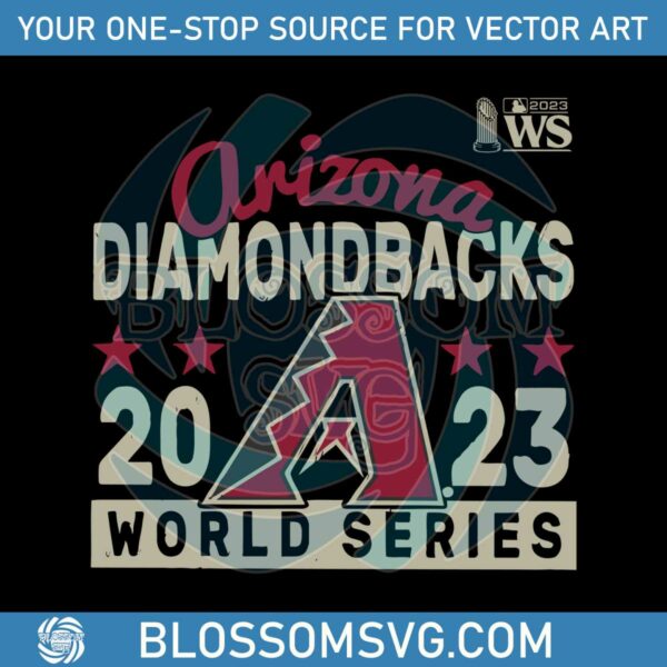 Arizona Diamondbacks 2023 World Series SVG File For Cricut