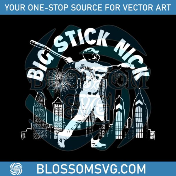 Philadelphia Phillies Nick Castellanos Big Stick Nick SVG File