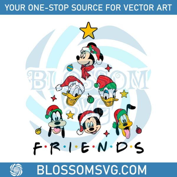 Santa Mickey And Friends Disney Squad SVG Graphic File