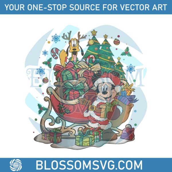 funny-mickey-and-friends-christmas-tree-png-download