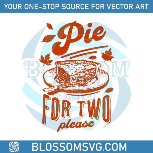 Pie For Two Thanksgiving Pregnancy Reveal SVG Cricut Files