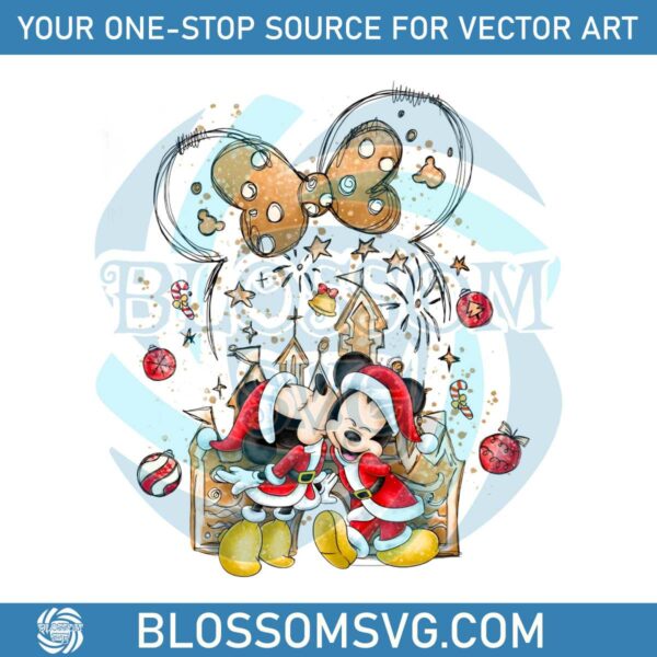 mickey-and-minnie-christmas-castle-png-sublimation-design