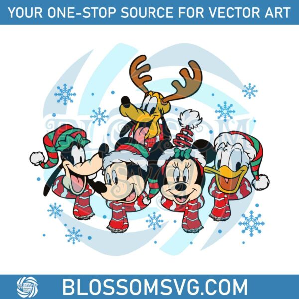 mickey-and-friend-disney-christmas-matching-svg-cricut-files