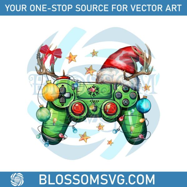 retro-christmas-game-controller-png-sublimation-design