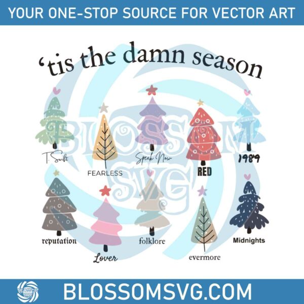 swift-xmas-tis-the-damn-season-christmas-tree-svg-file