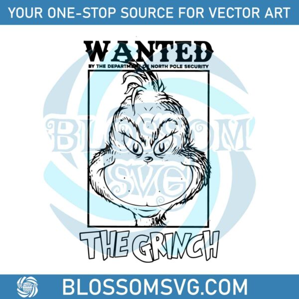 wanted-the-grinch-retro-christmas-vibes-svg-download