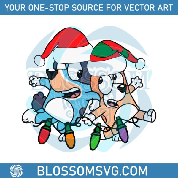 bluey-and-bingo-christmas-lights-svg-digital-cricut-file