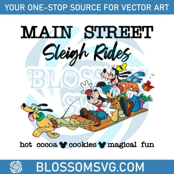 funny-main-street-sleigh-rides-disney-characters-svg-file