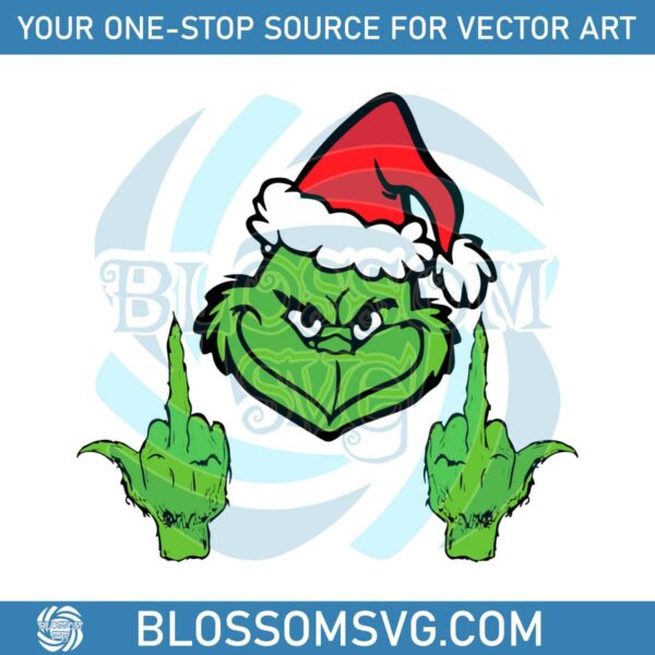 grinch-middle-finger-funny-grinch-face-svg-for-cricut-files