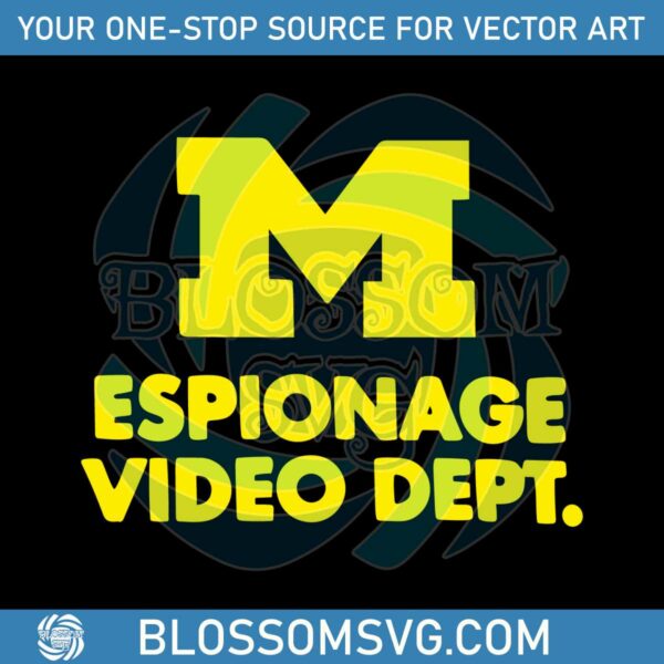 michigan-espionage-video-department-svg-digital-cricut-file