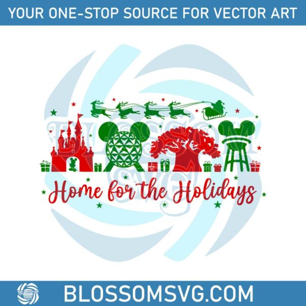 home-for-the-holidays-disney-kingdom-svg-for-cricut-files