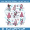 bluey-family-pink-christmas-tree-png-sublimation-design