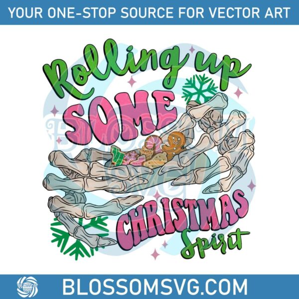 funny-rolling-up-some-christmas-spirit-png-download