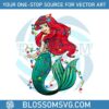 disney-princess-ariel-christmas-lights-png-sublimation