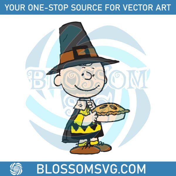 Vintage Thanksgiving Peanuts Cake SVG For Cricut Files