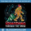 squatching-through-the-snow-big-foot-png-download