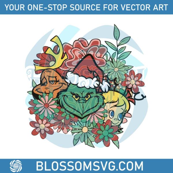 floral-grinch-max-cindy-lou-who-svg