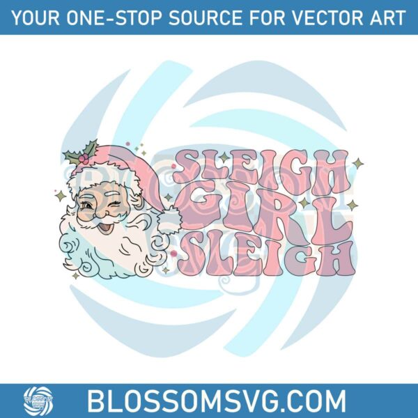 pink-santa-sleigh-girl-sleigh-svg