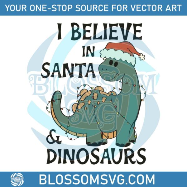 i-believe-in-santa-and-dinosaurs-svg