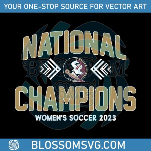 fsu-womens-soccer-2023-natitonal-champion-svg