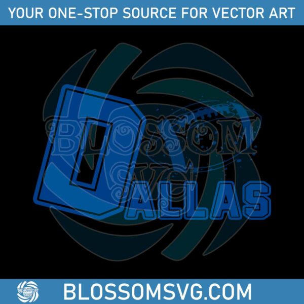 Vintage Dallas Football Cowboys Team SVG