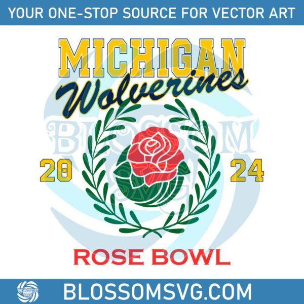 michigan-wolverines-rose-bowl-2024-svg