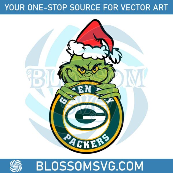 funny-grinch-green-bay-packers-circle-logo-svg